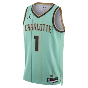 Koszulka męska Nike Dri-FIT NBA Swingman LaMelo Ball Charlotte Hornets City Edition 2024/25 - Zieleń