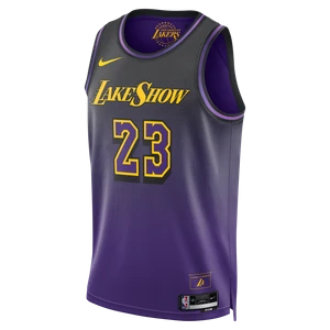 Koszulka męska Nike Dri-FIT NBA Swingman LeBron James Los Angeles Lakers City Edition 2024/25 - Fiolet