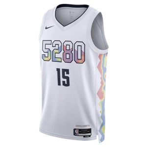 Koszulka męska Nike Dri-FIT NBA Swingman Nikola Jokic Denver Nuggets City Edition 2024/25 - Biel