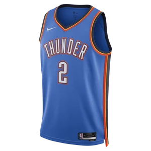 Koszulka męska Nike Dri-FIT NBA Swingman Oklahoma City Thunder Icon Edition 2022/23 - Niebieski