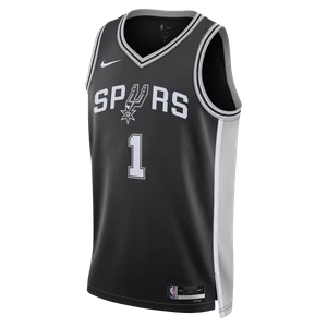 Koszulka męska Nike Dri-FIT NBA Swingman San Antonio Spurs Icon Edition 2022/23 - Czerń
