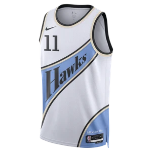 Zdjęcie produktu Koszulka męska Nike Dri-FIT NBA Swingman Trae Young Atlanta Hawks City Edition 2024/25 - Biel