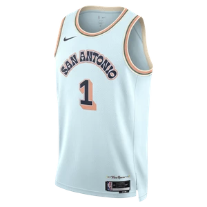 Koszulka męska Nike Dri-FIT NBA Swingman Victor Wembanyama San Antonio Spurs City Edition 2024/25 - Niebieski