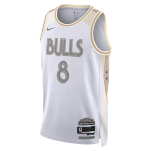 Koszulka męska Nike Dri-FIT NBA Swingman Zach LaVine Chicago Bulls City Edition 2024/25 - Biel