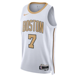 Koszulka męska Nike NBA Swingman Jaylen Brown Boston Celtics City Edition - Biel