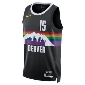 Koszulka męska Nike NBA Swingman Nikola Jokić Denver Nuggets City Edition - Czerń