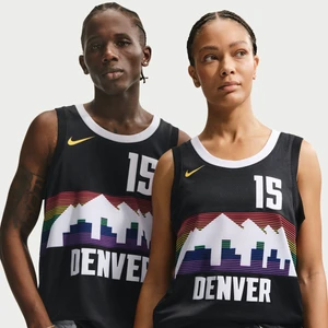 Koszulka męska Nike NBA Swingman Nikola Jokić Denver Nuggets City Edition - Czerń