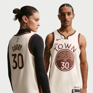 Koszulka męska Nike NBA Swingman Stephen Curry Golden State Warriors City Edition - Brązowy