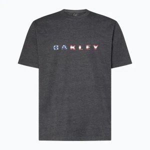 Koszulka męska Oakley Bf Oakley Bark Tee dark grey hthr