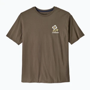 Koszulka męska Patagonia Balance Organic peace seeds/marlow brown