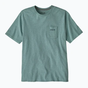 Koszulka męska Patagonia Boardshort Logo Pocket Responsibili blue sage