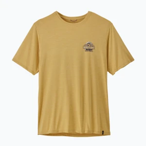 Koszulka męska Patagonia Cap Cool Daily Great Waves limestone yellow - light limestone yellow x-dye