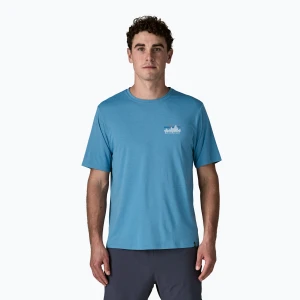 Koszulka męska Patagonia Capilene Cool Daily - '73 Skyline shore blue / light shore blue x-dye