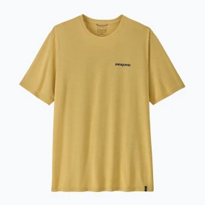 Koszulka męska Patagonia Capilene Cool Daily Boardshort Logo limestone yellow - light limestone yellow x-dye