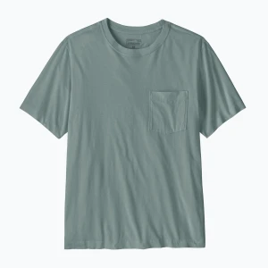 Koszulka męska Patagonia Daily Pocket Tee blue sage