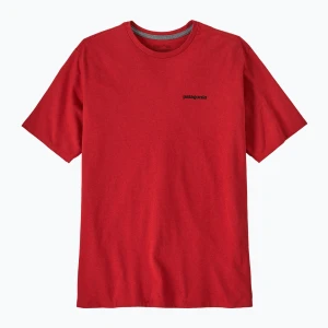 Koszulka męska Patagonia P-6 Logo Responsibili-Tee amanita red