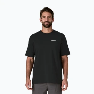 Koszulka męska Patagonia P-6 Logo Responsibili-Tee black