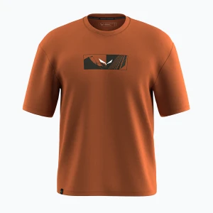 Koszulka męska Salewa Eagle Hybrid Loose bombay brown