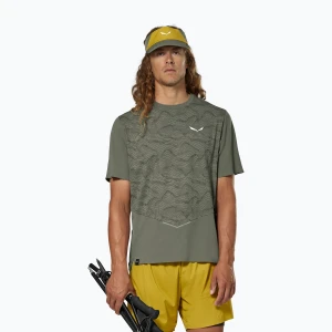 Koszulka męska Salewa Pedroc Tech Dry faded green