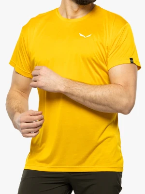 Koszulka męska Salewa Puez Melange Dry S/S Tee - gold melange