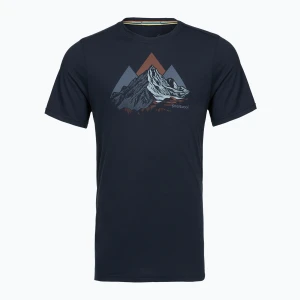 Koszulka męska Smartwool Peak Bagger Active SS Graphic Tee navy