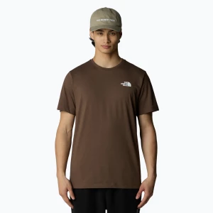 Koszulka męska The North Face Box Nse smokey brown/black