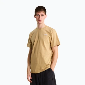 Koszulka męska The North Face Evolution Simple Dome Regular SS khaki stone Beżowy