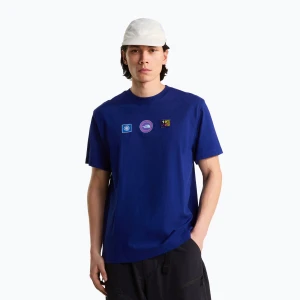 Koszulka męska The North Face Explorer Badges RLX Tee Graphic bold blue Czarny