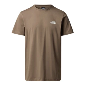 Koszulka męska The North Face Simple Dome 0A87NGBOW1 - brązowa