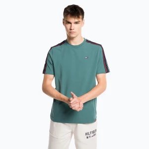 Koszulka męska Tommy Hilfiger Textured Tape green