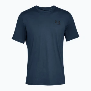 Koszulka męska Under Armour Sportstyle Left Chest academy / black Granatowy