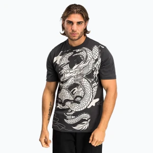 Koszulka męska Venum Dragon’S Flight Men’S T-Shirt charcoal grey/cream white