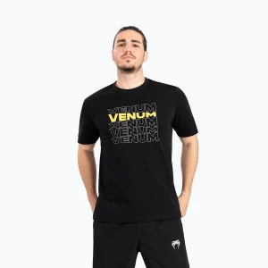 Koszulka męska Venum Vertigo black/yellow