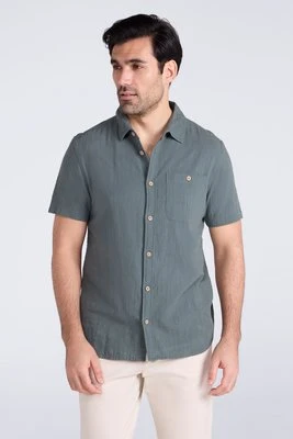 Koszulka męska z krótkim rękawem i fakturą Palm - Green Mountain Warehouse