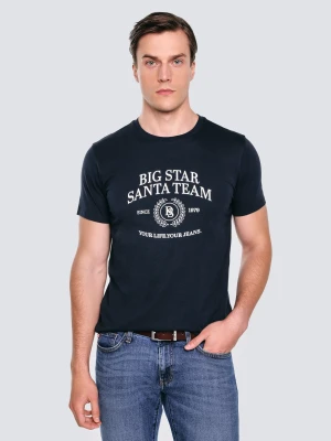 Koszulka męska z nadrukiem granatowa Marr 403 BIG STAR