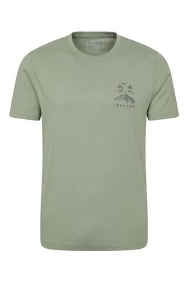 Koszulka męska z nadrukiem Ireland z krótkim rękawem - Green Mountain Warehouse