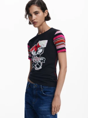 Koszulka Minnie Mouse™ Desigual czarny