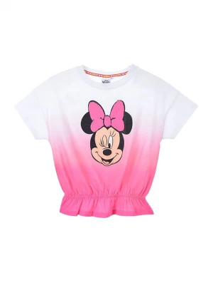MINNIE MOUSE Koszulka "Minnie" w kolorze biało-różowym rozmiar: 104