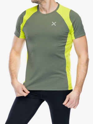 Koszulka Montura Outdoor Choice T-Shirt - sage green/lime green