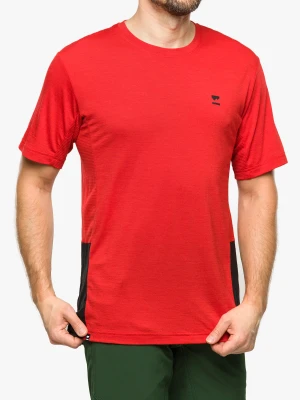 Koszulka MTB Mons Royale Tarn Merino Shift T-Shirt - retro red/black