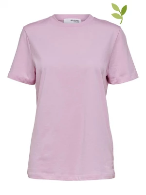 SELECTED FEMME Koszulka "My Essential" w kolorze fioletowym rozmiar: XS