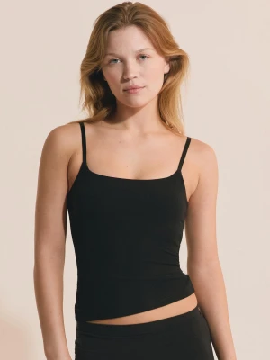 Koszulka na ramiączka z wbudowanym biustonoszem Etam