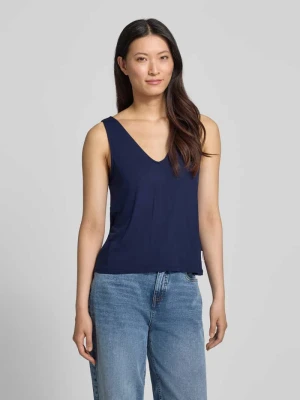 top na ramiączkach o kroju regular fit z mieszanka wiskozy model 'V-NECK JERSEY TOP' ARMEDANGELS