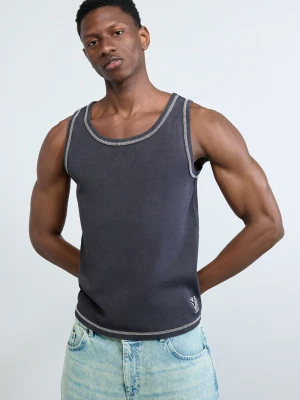 Koszulka na ramiączkach z logo Desigual