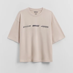 Koszulka NASCAR loose fit beżowa House