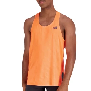 Koszulka New Balance MT23280NDF - pomarańczowa