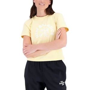 Koszulka New Balance WT31554RAW - żółte