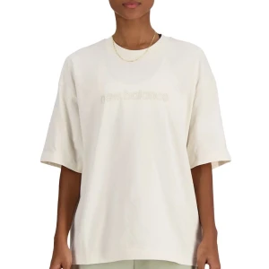 Koszulka New Balance WT41555LIN - beżowa