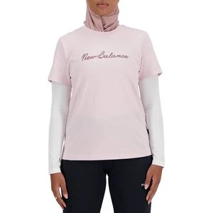 Koszulka New Balance WT41909SOI - różowa