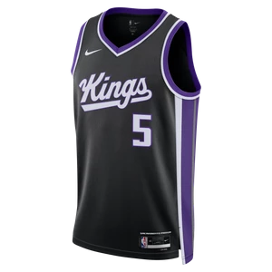 Koszulka Nike Dri-FIT NBA Swingman De'Aaron Fox Sacramento Kings City 2023/24 Icon Edition - Czerń